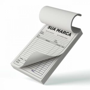 Bloco Talão Personalizado A6