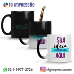 Caneca Mágica Personalizada Porcelana