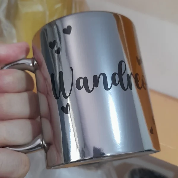 Caneca Cerâmica Espelhada Personalizada - Imagem 5