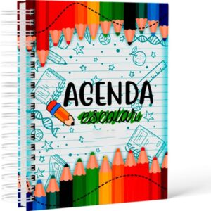 Agenda Escolar Fundamental Capa Dura A5