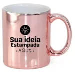 Caneca Cerâmica Espelhada Personalizada