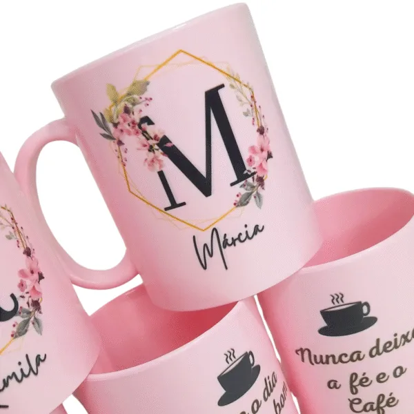 Caneca Polímero Plástico Personalizada