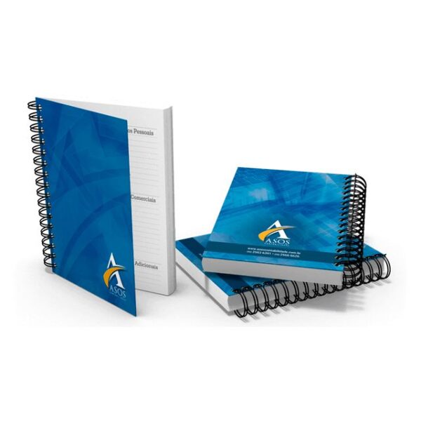 Agenda Capa Dura Personalizada - Comercial - 18x25 CM