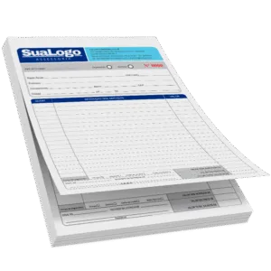 Bloco Talão Personalizado A4