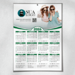 Calendário de Parede Personalizado 2027