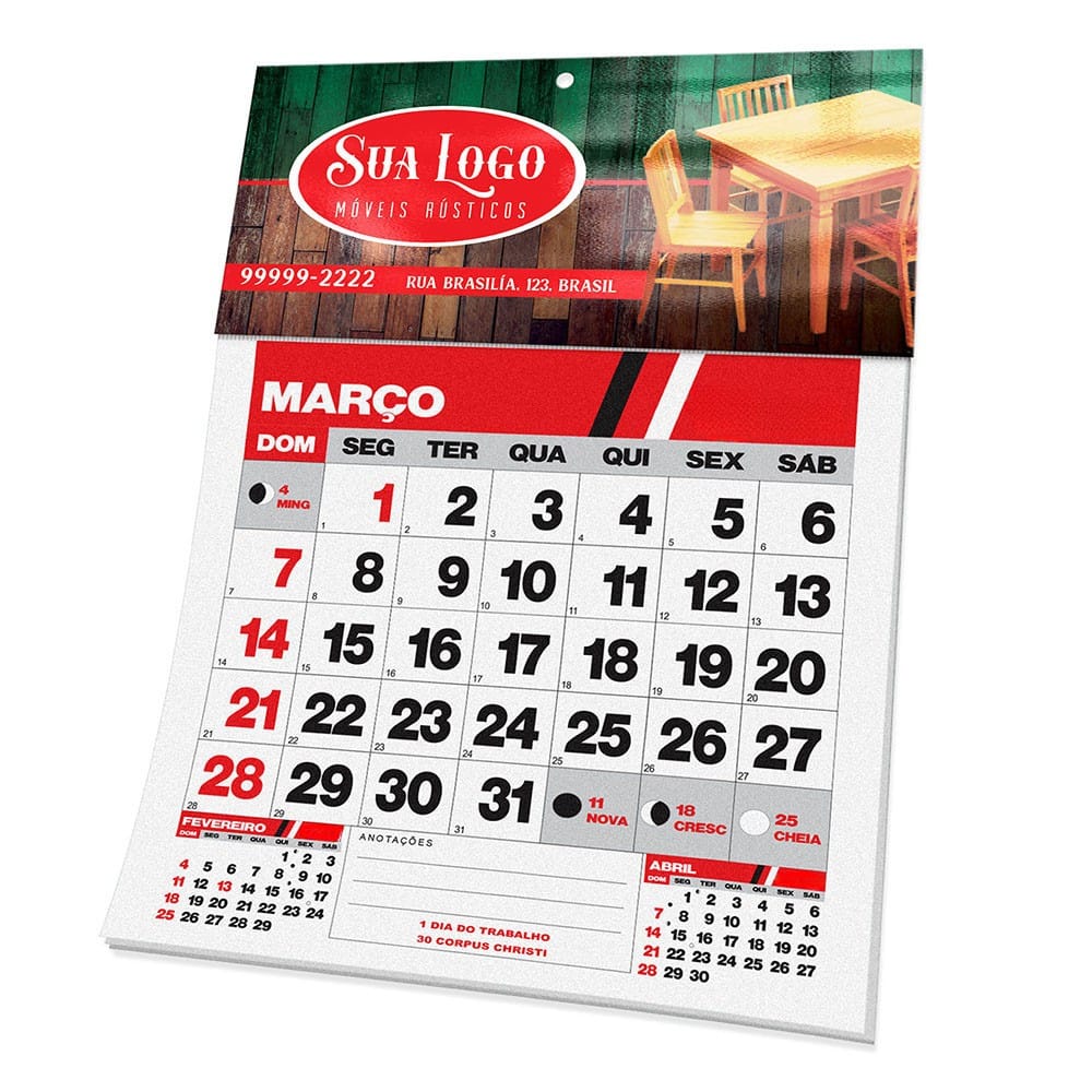 Calendários 2027