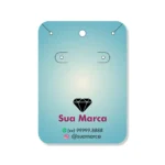 Tag Conjunto Brinco e Colar Personalizada 5x8 cm