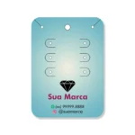 Tag Trio Brinco e Colar Personalizada 5x8 cm