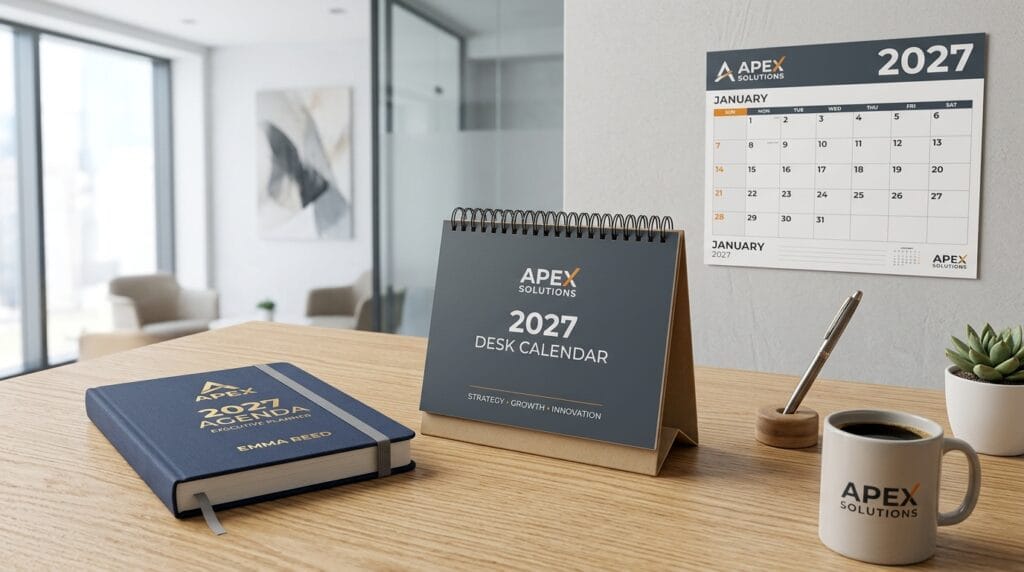 Calendários de Mesa, Folhinhas de Parede e Agendas 2027